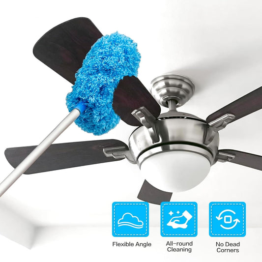 Extendable Microfiber Duster | Washable & Bendable for Ceiling Fans & Furniture ™