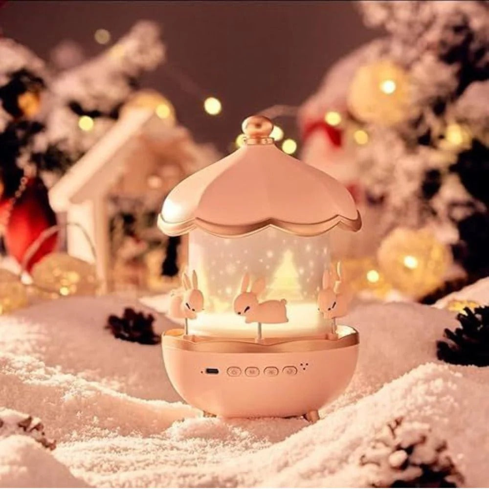 Bunny’s Carousel Glow: Magical Night Light Projector ™
