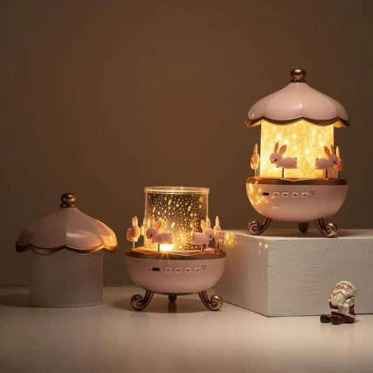 Bunny’s Carousel Glow: Magical Night Light Projector ™
