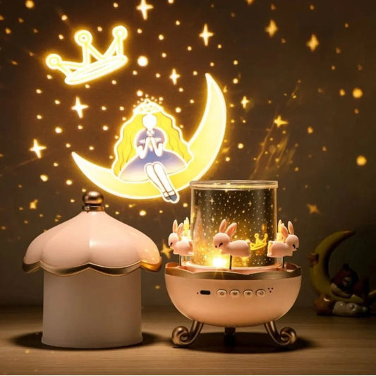 Bunny’s Carousel Glow: Magical Night Light Projector ™