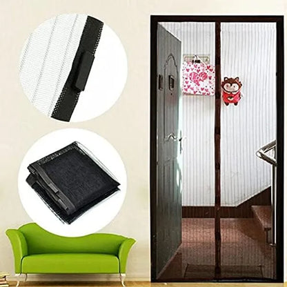 Magnetic Mosquito Net Door – Foldable Mesh, Hands-Free Closure