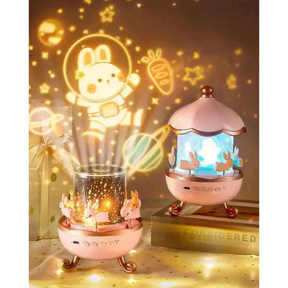 Bunny’s Carousel Glow: Magical Night Light Projector ™